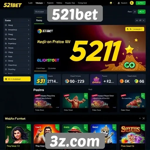 Explorando a interface e usabilidade do site 521bet