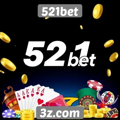 Variedade de jogos disponíveis na 521bet